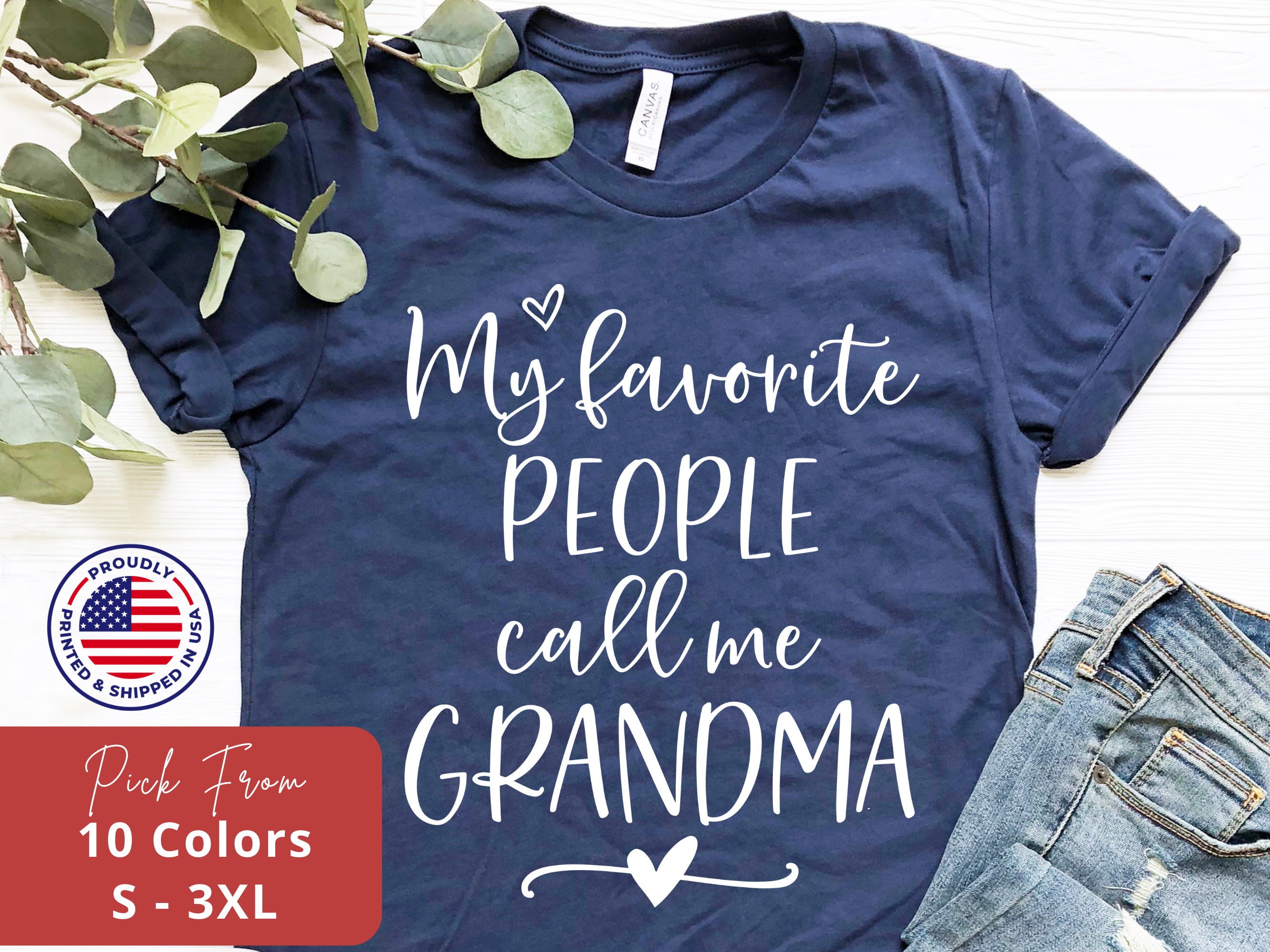 Grandma Gift Crewneck Shirt My Favorite 