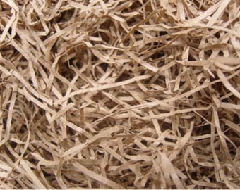 Shredded Brown Paper to fit our  GIFT Boxes Free shipping when purchasing a box from us Hamper Packaging Material Gift Box Filler