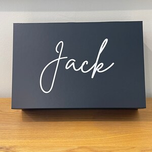 Luxe grote gepersonaliseerde geschenkdoos |  Gouden | Groomsman Box | Geschenkdoos | Beste Man Voorstel Box | Bruidsfeest Cadeaus