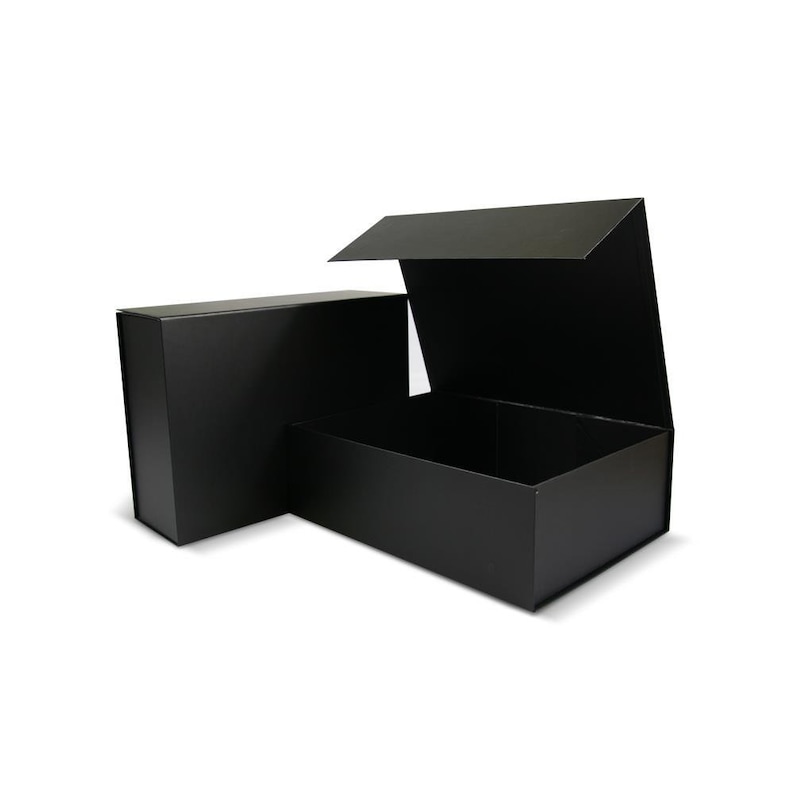 Black LARGE Rigid Box/ Plain Blank Vinyl Etsy Australia