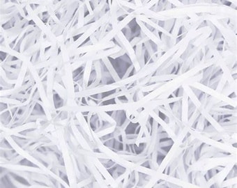 Carta Artigianale Tagliuzzata Bianca Ecologica Usa E Getta Per Cesti E Imbottitu - Foto 6