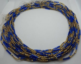 Perline da avvitare in vita/Perline da annodare in vita/Catena per la pancia/Perline per orologio dimagrante/Perline per il controllo del peso/Multicolore/Perline per la vita da donna africana