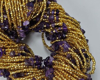 Perline da avvitare in vita/Catena per la pancia/Perline per orologio dimagrante/Perline per il controllo del peso/Multicolore/Perline da donna africana in vita/Brillanti al buio