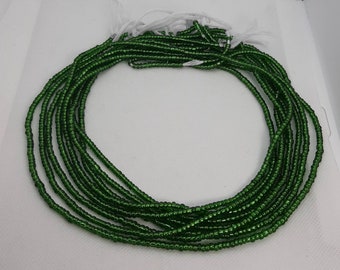 Perline verdi per la vita/Perline da avvitare/Perline da annodare in vita/Catena per la pancia/Perline per orologio dimagrante/Perline per il controllo del peso/Perline per la vita da donna africana