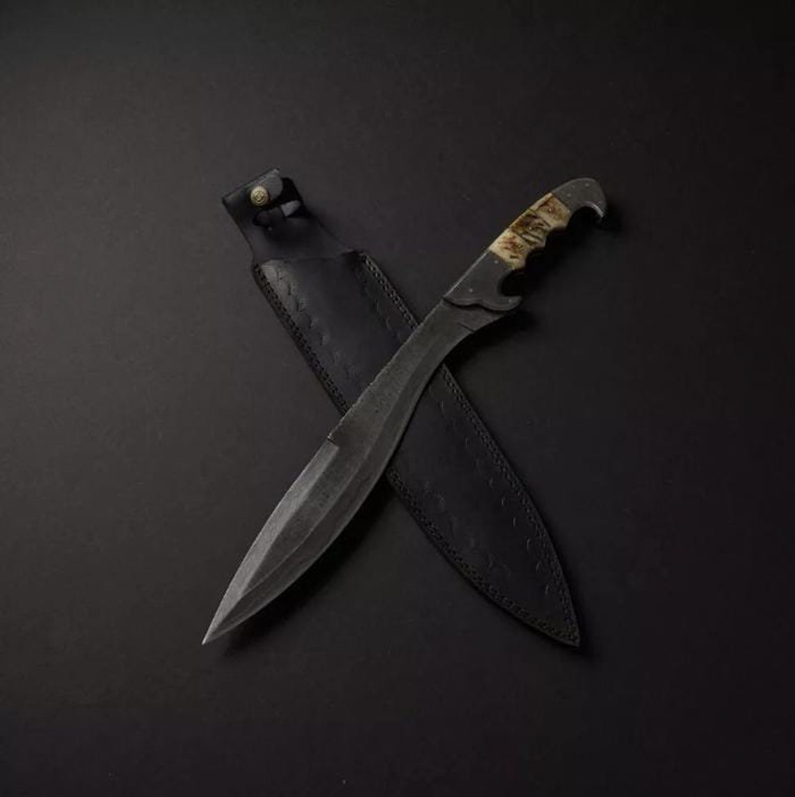 raindrop damascus kukri raindrop damascus kukri