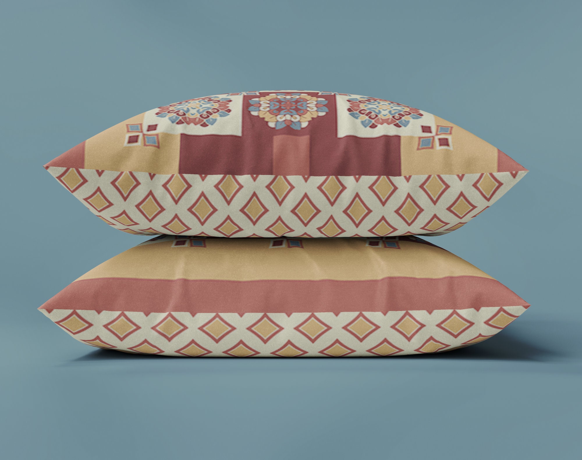 ZIPPER PILLOW CASE Decent Pillow Case Colorful Stripes Pillow Cover