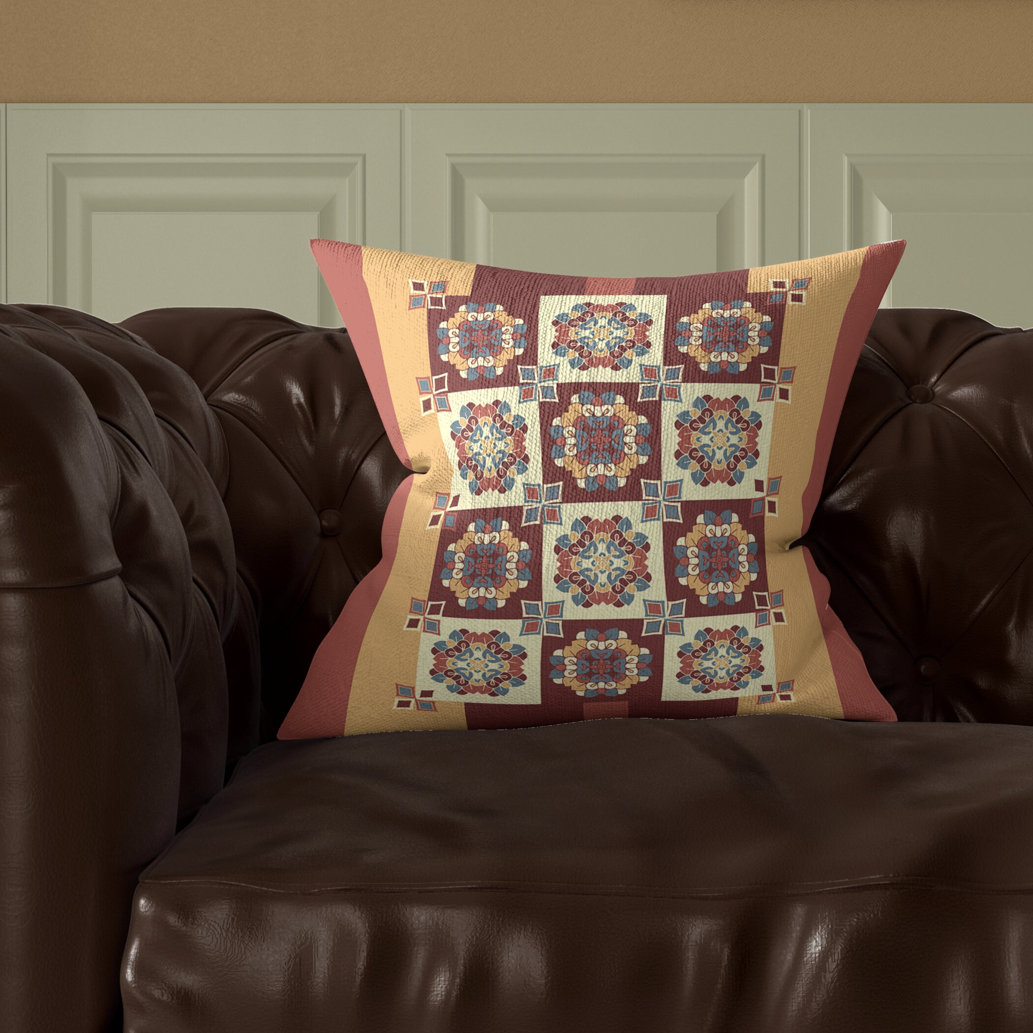 ZIPPER PILLOW CASE Decent Pillow Case Colorful Stripes Pillow Cover