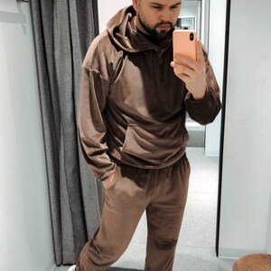 chocolate sweatsuit set