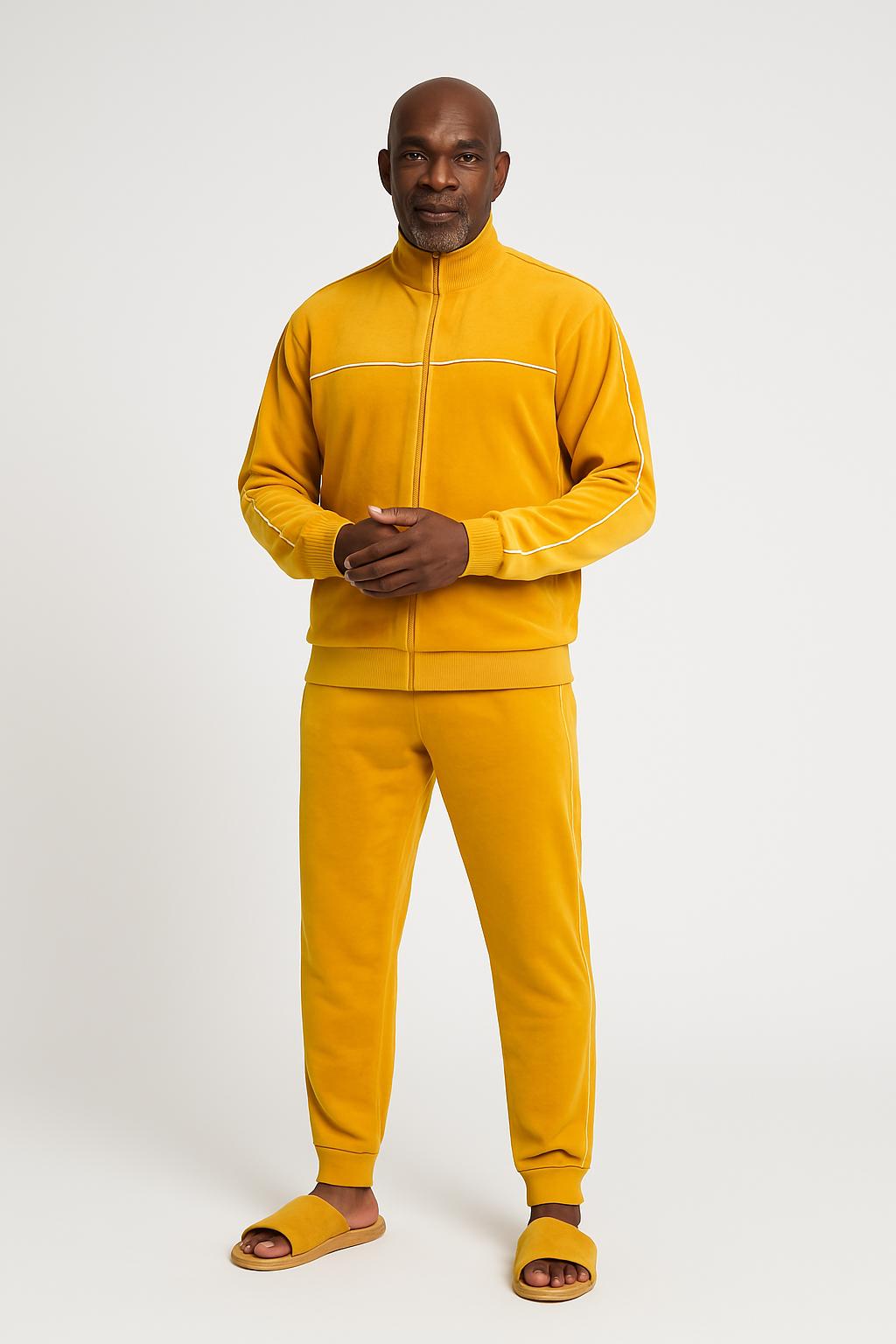 Men's Velour Tracksuit Set – Premium Quality Loungewear & Streetwear | Multiple Colors | Soft Warm Two-Piece Suit for Travel, Chill and Gift