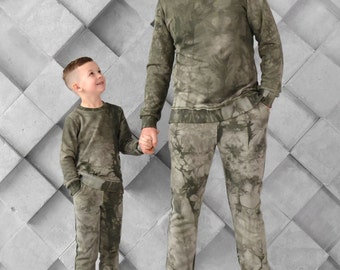 Tracksuits Set for Father Son, Dad and Boy Gift, Matching Family