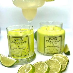 Vela de soja Margarita de la isla
