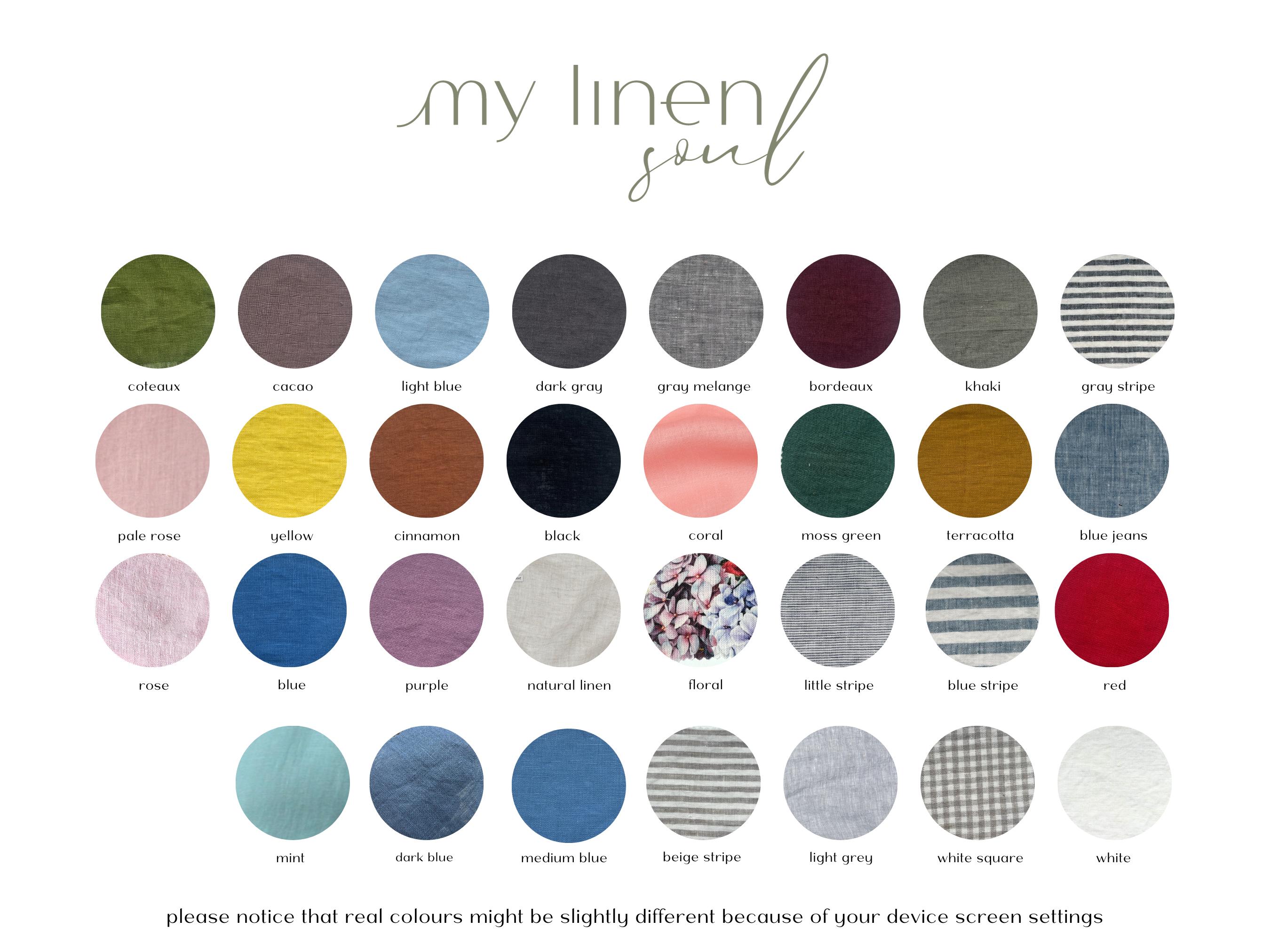 Women's Linen Hair Scrunchie, Sustainable Hair Accessory