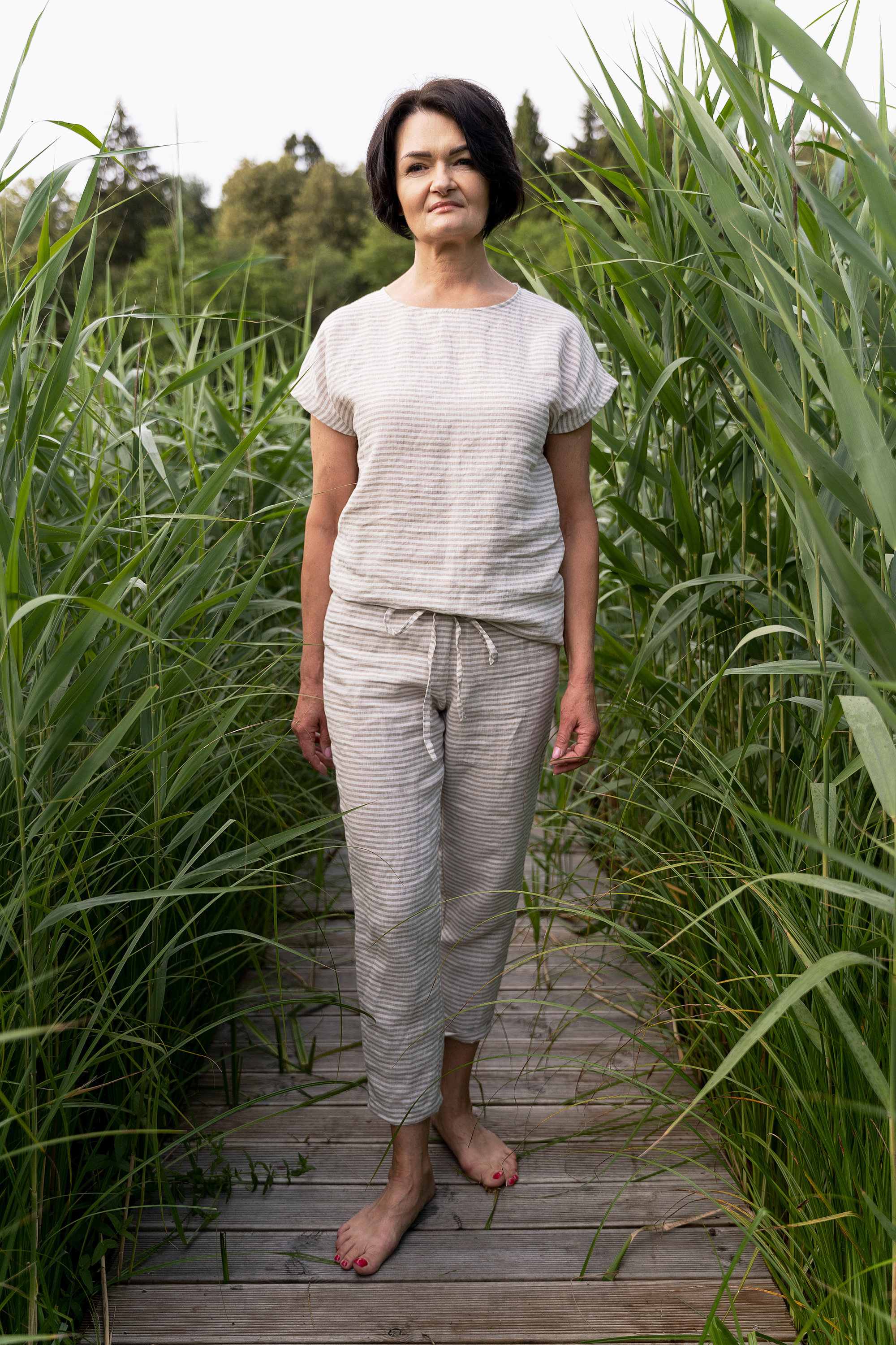 Long Linen Trousers Womens Linen Wear High Waisted Linen - Etsy