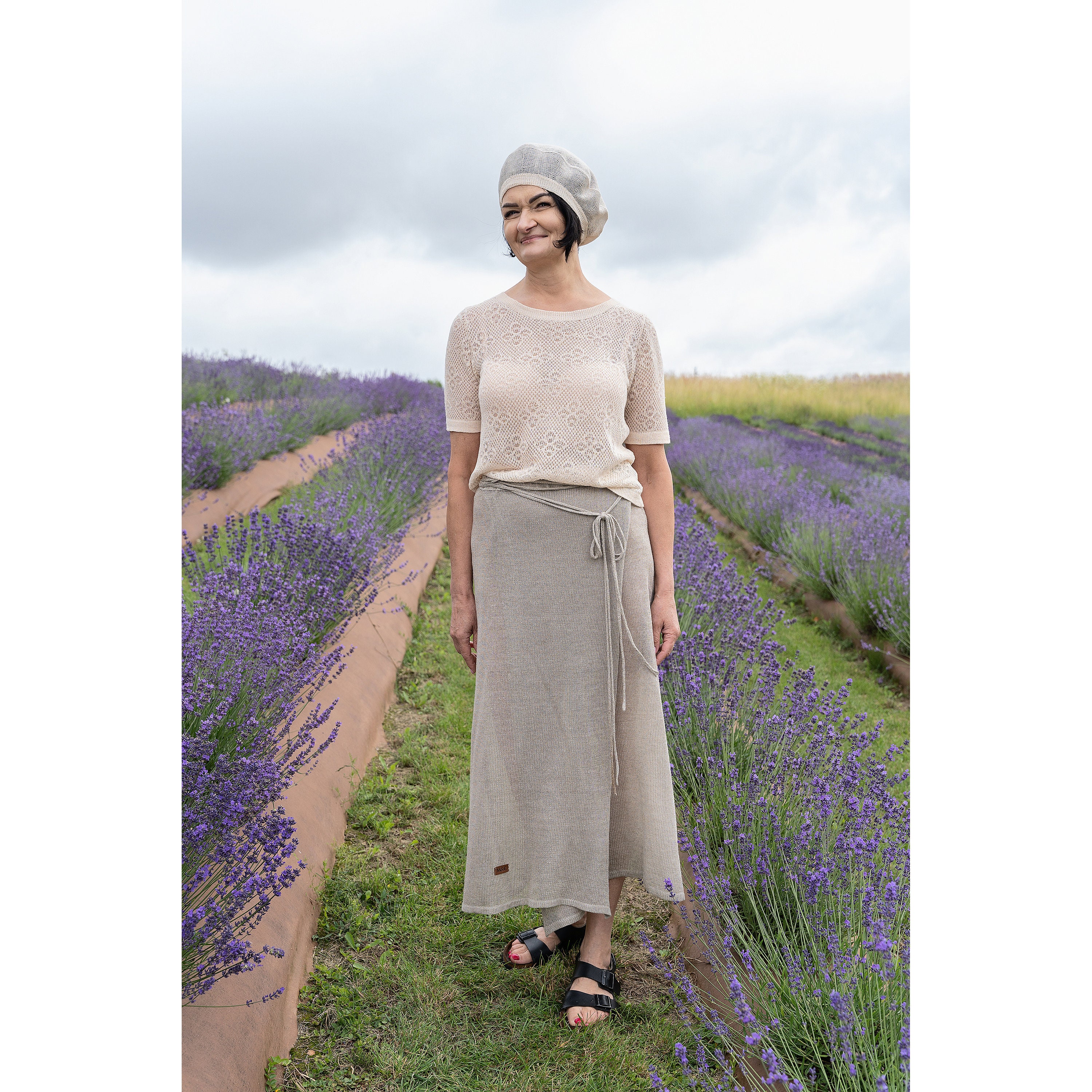 Jupe Longue Bohémienne En Lin 100% - Taille 38 - Neuf Avec étiquettes Stockerpoint