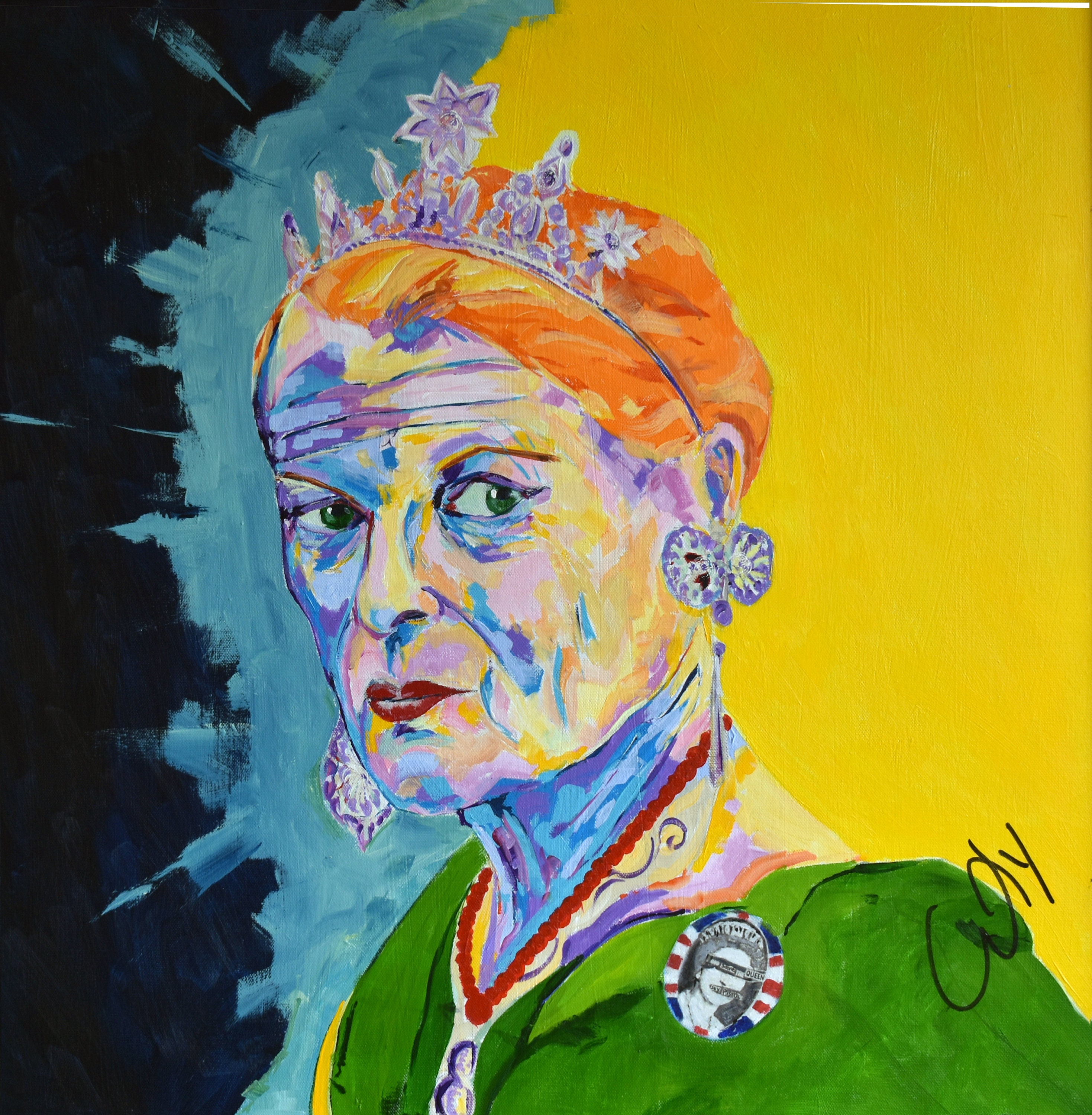 Vivienne Westwood portrait pop art portraits commission | Etsy