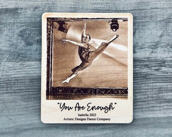Personalized Dance Photo Magnet | Dance Competition Keepsake | Gift For Competitive Dance | Dance Recital Gift | Dance Team Gift