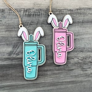 Bouteille d'eau pour panier de Pâques | Bouteille d'eau de Pâques | Étiquette de panier pour ados | Cadeau pour fille | Cadeau lapin de Pâques | Étiquette-cadeau de Pâques