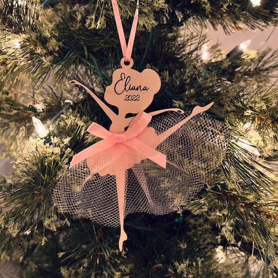 Pink Little Ballerina Ornament - Item 820108 | The Christmas Mouse