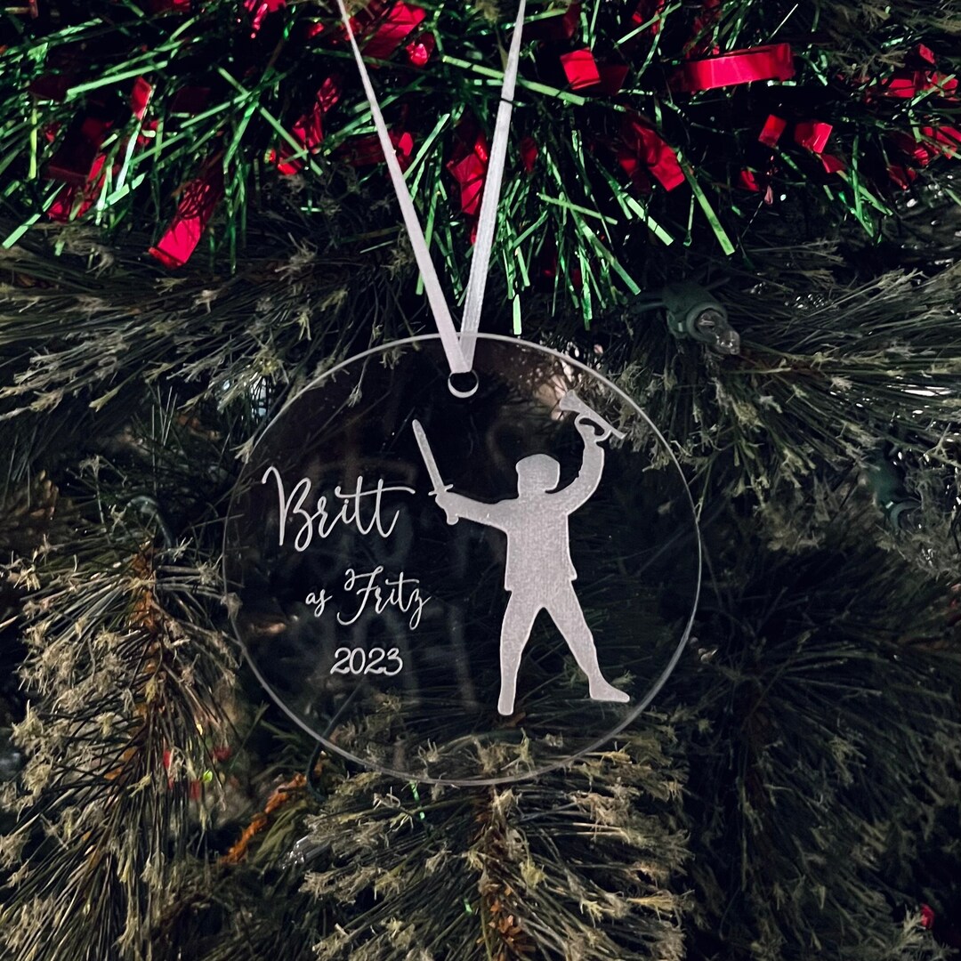 Personalized Nutcracker Ornament Fritz Nutcracker Keepsake Stocking