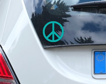 Peace Zeichen Vinyl Aufkleber | Peace Sticker | Peace Decal Sticker