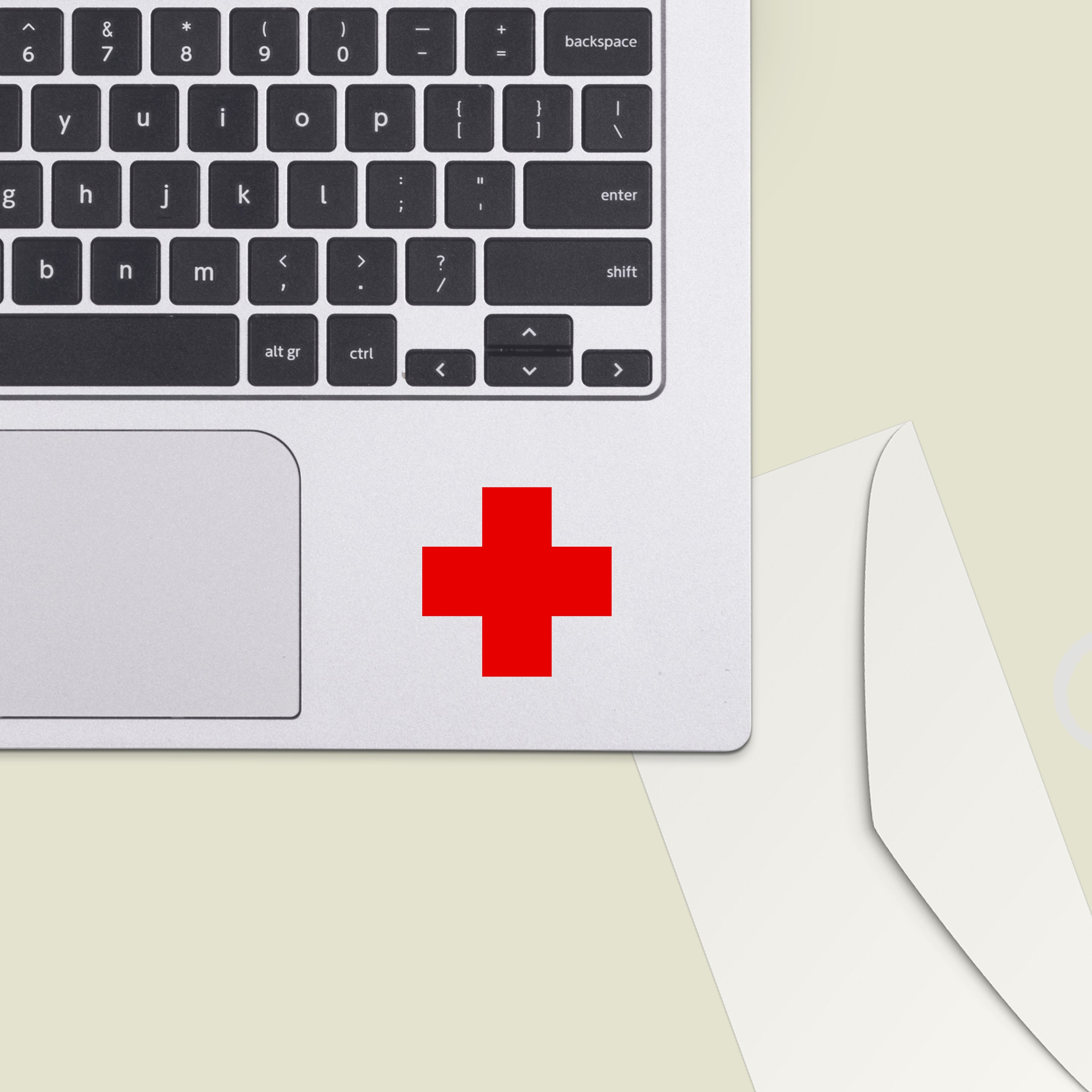 First Responders Only Red Cross Decal Sticker – Oracal Vinyl – Buy 2 Get 3 Free – Made In USA