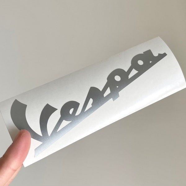 Vespa Scooter Decal Sticker, Vespa Motor Logo Decal, Vespa Scooter Logo Decal