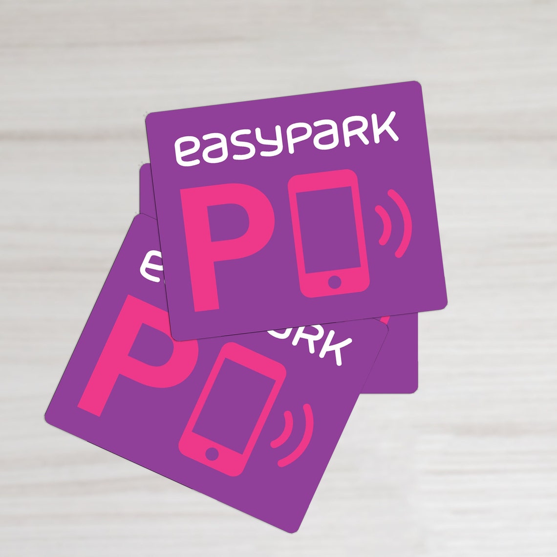 Inside Windshield Application Easypark Sticker Parking Permit Easypark