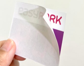 Binnentoepassing voorruit EasyPark-sticker - Parkeervergunning - EasyPark-parkeersticker - EasyPark-appaccessoire - Parkeerapp-oplossing