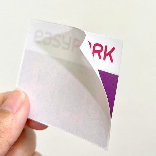 Binnentoepassing voorruit EasyPark-sticker - Parkeervergunning - EasyPark-parkeersticker - EasyPark-appaccessoire - Parkeerapp-oplossing