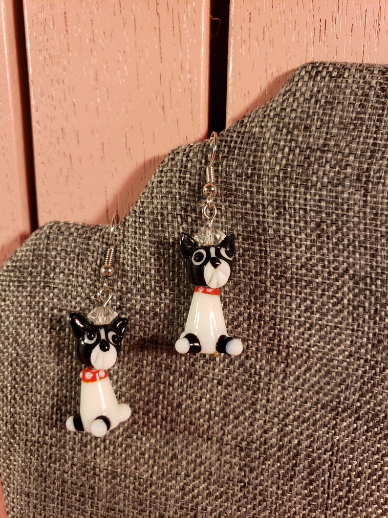 glass boston terriers