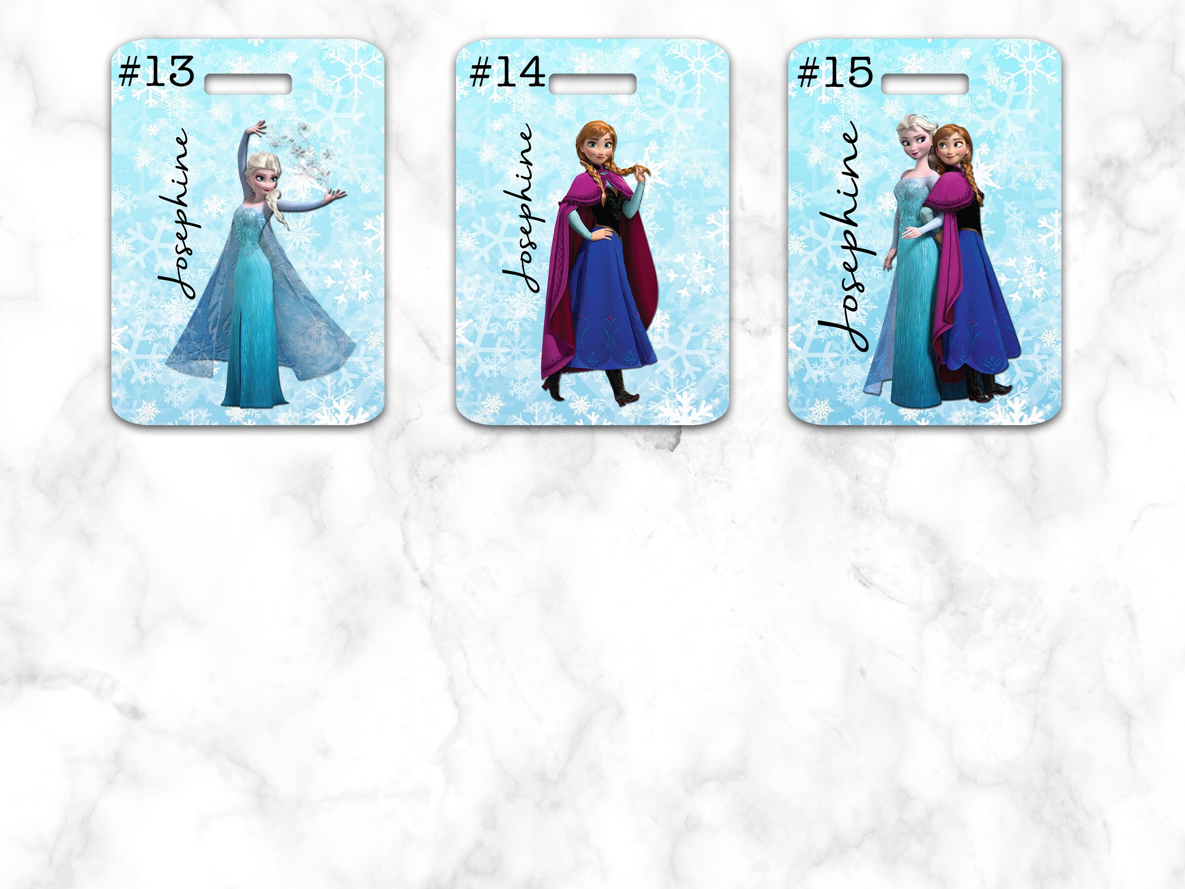 Princess Luggage Tag Princess Bag Tag Backpack Tag Etsy