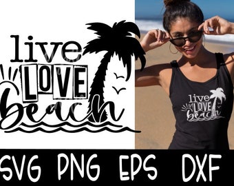Free Free 176 Live Love Beach Svg SVG PNG EPS DXF File