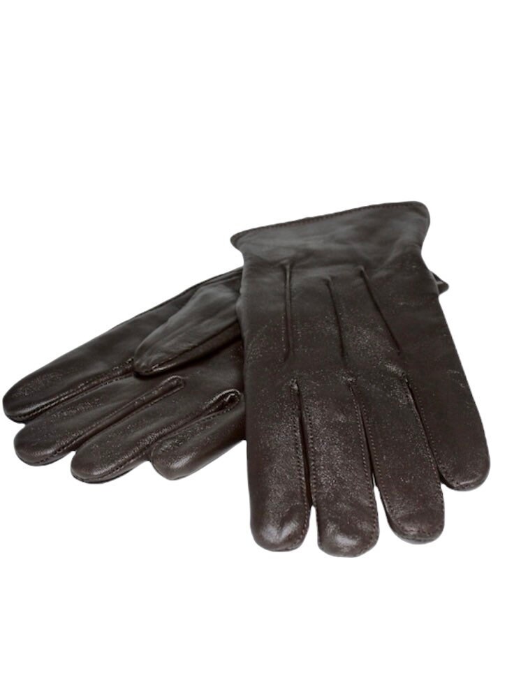 Mens Leather Gloves , Thermal Lined Gloves, Luxury Mens Gloves,black