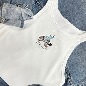 Bad Bunny Nadie Sabe/ Embroidered Tank image 1