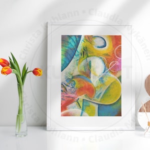 Arte abstracto imprimir vida, mujer de cartel moderno, pared abstracta arte mujer, cartel de arte abstracto minimalista, mujer pintura original