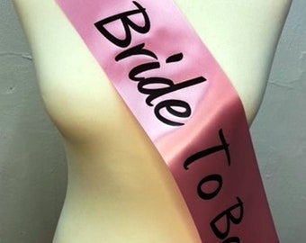 Hen Party Sash Can Be Personalised To Your Requirements  Various Ribbon Colours & Options - NEW