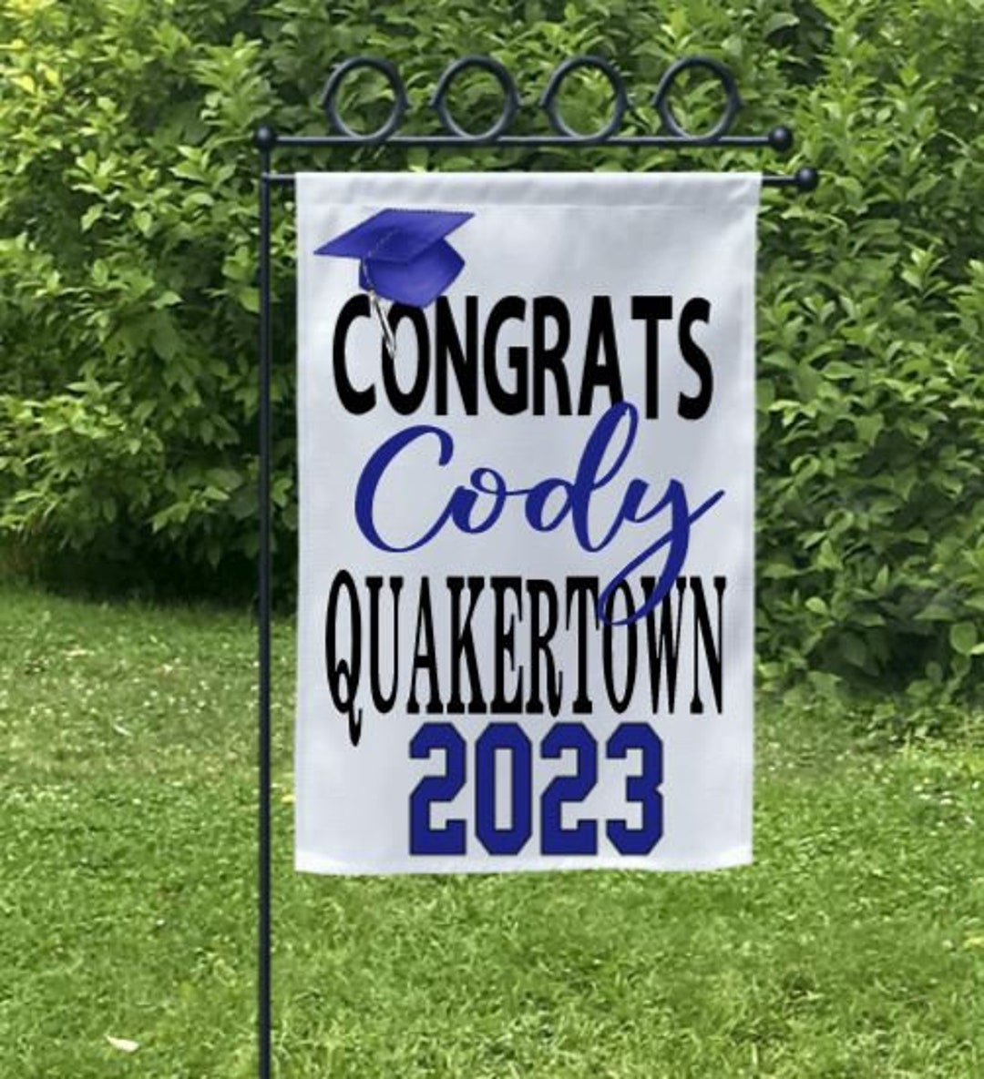 QUAKERTOWN High School Graduation Garden Flag Etsy
