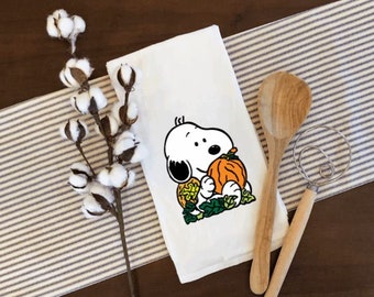 SNOOPY Chef TOWEL HAND Size KITCHEN OR BATH FuN Decor for Thanksgiving Host Idea 