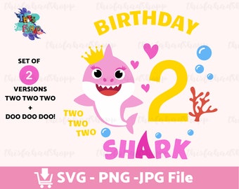 Download Birthday Shark Svg Etsy