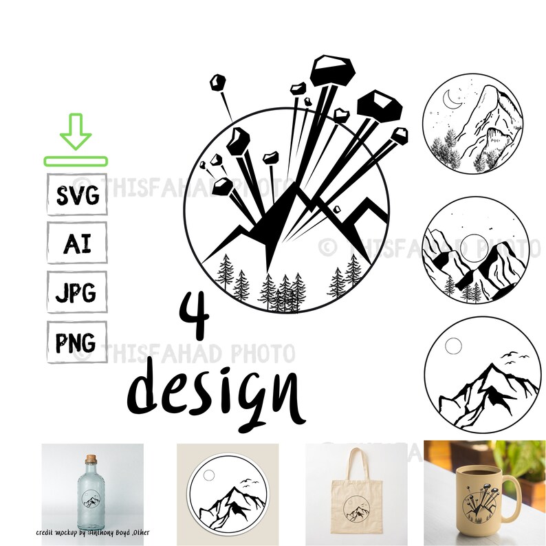 Free Free Svg Mountain Creations 712 SVG PNG EPS DXF File