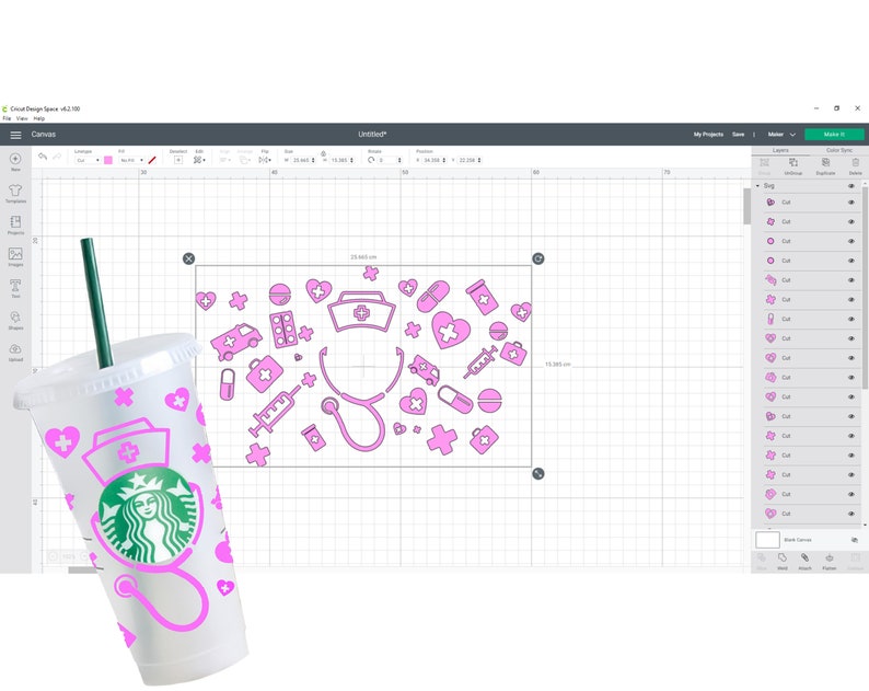 Nurse Starbuck Cup Nurse Starbucks Svg Nurse Life Svg Coffee Cup Svg Full Wrap Nurse Doctor Svg For Starbucks Cup Wrap Svg Nurse Wrap Art Collectibles Prints Kromasol Com