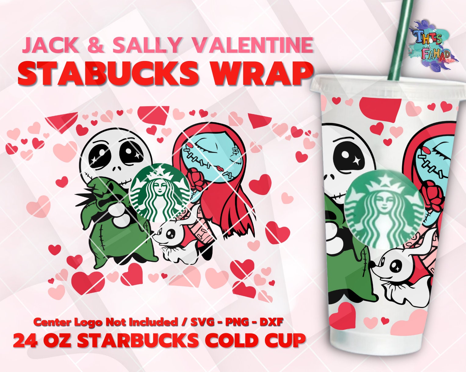 jack skellington and sally starbucks cup