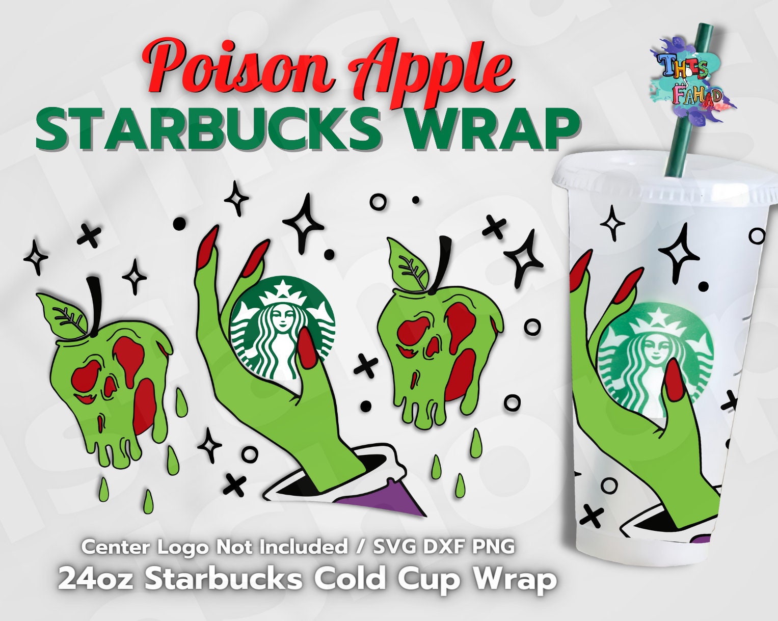 Starbucks Venti Cold Cup Witch Poison svg Svg Files for Cricut Full