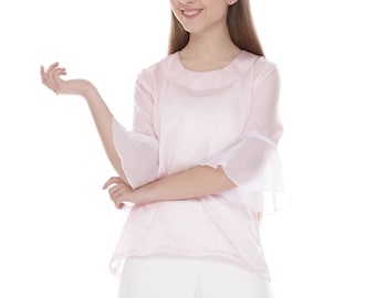 Sleeve Organza Top