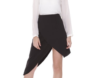 Asymmetric half Skirt