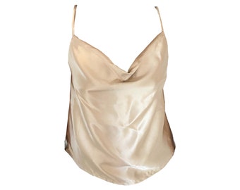 Mulberry Cowl Cami Top Silk