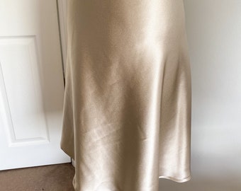 Pure silk Champagne Skirt