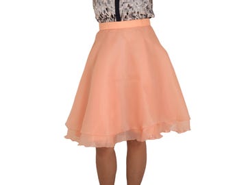 Organza Mini Skirt