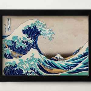 The Great Wave off Kanagawa by Katsushika Hokusai Japanese Art Print Poster Wall Hanging Decor A4 A3 A2