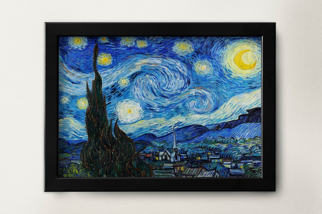 Rustikale Holzrahmen-Wandkunst – Blaue Blumen Auf Naturholz, 61x91 Cm, Für Wohnzimmer, Schlafzimmer & Mehr
